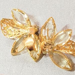 Earrings Rhinestone Vintage